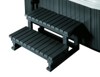 Лестница пластик-дерево для бассейна 2 м (Китай), Hemlock