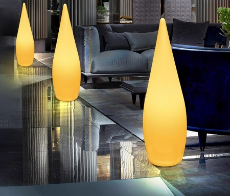 Светильник Капля 45х150 питание от АКБ, RGB Светильник Капля 45х150 питание от АКБ, RGB