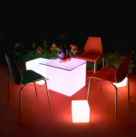 Светильник Куб 50 питание от сети 220В, RGB